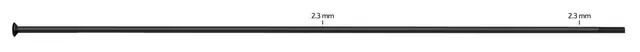 Sapim Leader Sorte Eiker 310mm Straight Pull, 2.34, 100 pk 