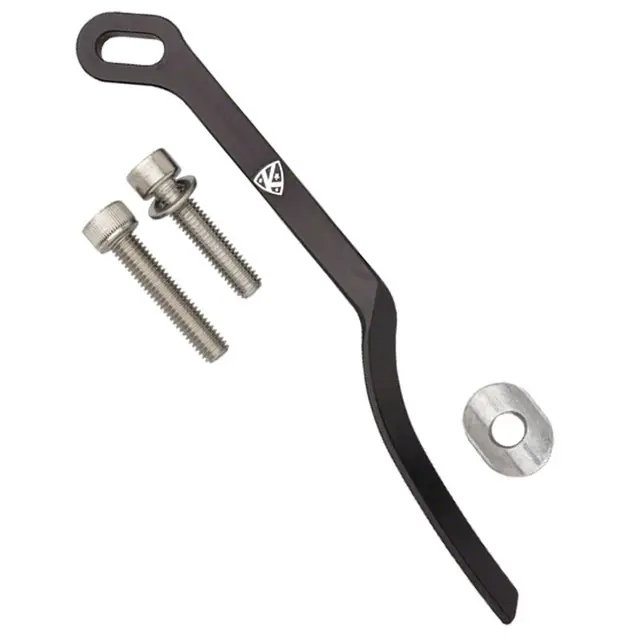 K-Edge Road Braze-on Kjedefanger Sort Anodisert 