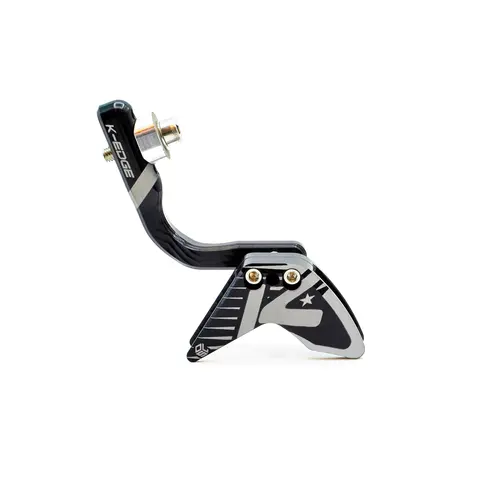 K-Edge Road 1x Elevated Race Kjedefører Sort, 40-52T, braze-on,  45gr