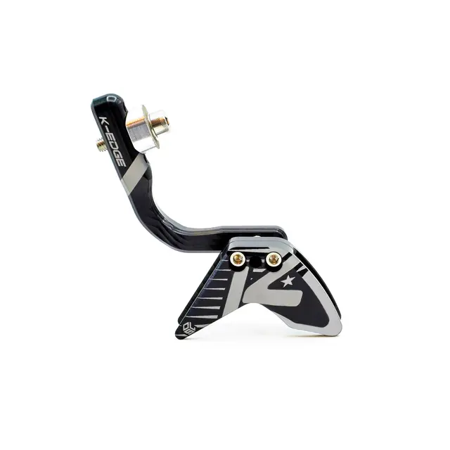 K-Edge Road 1x Elevated Race Kjedefører Sort, 40-52T, braze-on,  45gr 