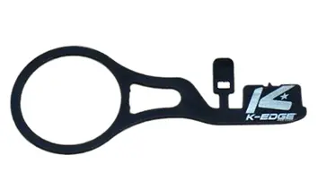 K-Edge Di2 Junction Box Holder Sort, 1 1/8x0.9mm, rustfritt stål, 6.6gr 