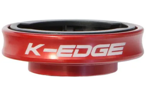 K-Edge Bryton Stem Cap Computerfeste Rød, 1 1/8 Headcap