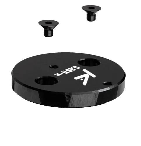 K-Edge Garmin EDGE 1050 Offset Spacer alu, 3mm høyde, ink. skruer 