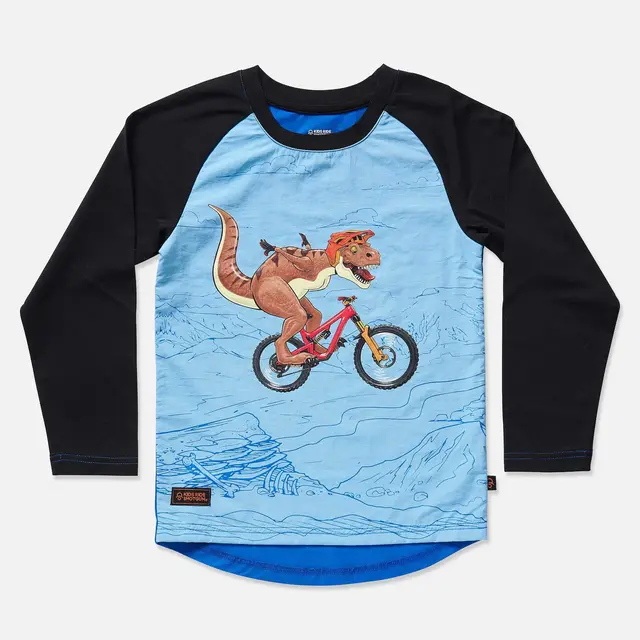Kids Ride Shotgun Kids MTB Trøye Vindtett front, lang arm 