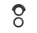 Kids Ride Shotgun Pro Styrelager Foring Sort, 1 1/8" x 10mm, inkl. kabelskiller