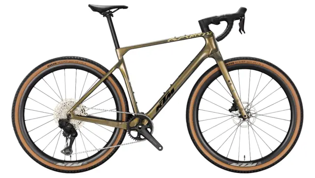 KTM Gravelator Elite Di2 Oliven 1X12 Shimano GRX DI2, 7 