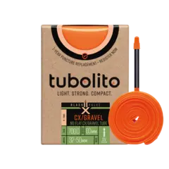 Tubolito X-Tubo Presta Gravel 28" Slange 32/50-622mm,TPU,sort 60mm ventil,131g