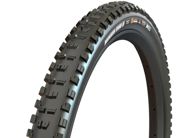 Maxxis Minion DHRII 27.5 TR E-MTBDekk 27.5x2.40, E50, 1274g, 2x60TPI,MaxxTerra 