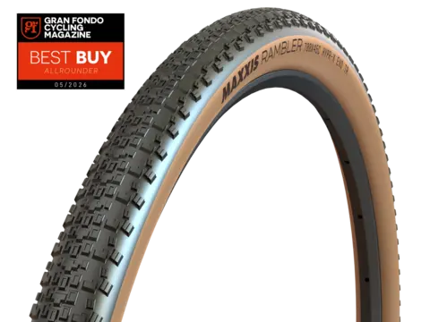 Maxxis Rambler 28"Gravel HYPR-X TR Dekk 40/50-622, EXO, E25, 120TPI, Tanwall