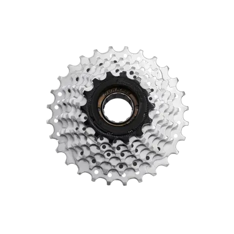 SunRace M2A 6-Delt Frikrans / Skrukrans 14-28T, Grå, Stål, 458g