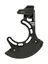 MRP AMg SL Kjedefører f/ISCG-05 Sort, Large 32-36T, 109gr
