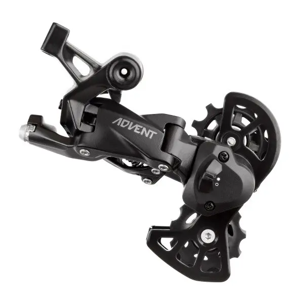Microshift Advent SUPER SHORT Bakgir 9-delt, 384gr, m/Clutch, Advent komp. 