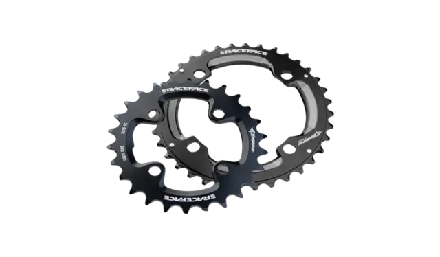 Race Face Turbine Krankdrev 28/38T Sort 64/104 BCD/4-arm, 9/12-delt, alu 