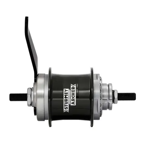 Sturmey Archer S2C Sort Baknav 2-Speed, Coaster Brake, 36H-135OLD,Black