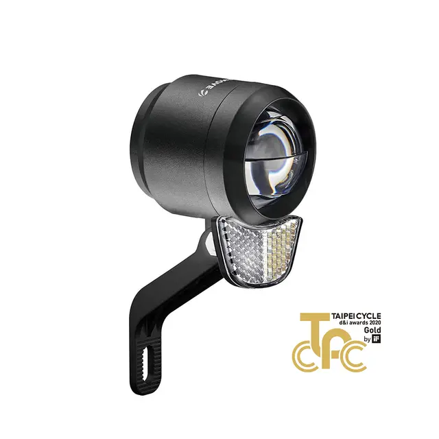 Litemove SE-70 Frontlykt m/Refleks 150Lumens, univ. gaffelfeste 