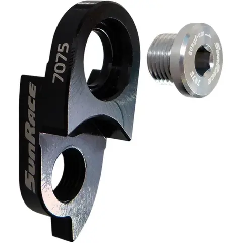 SunRace SP570 Girøre Forlenger Sort, 707 aluminium, 13gr