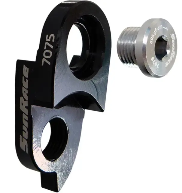 SunRace SP570 Girøre Forlenger Sort, 707 aluminium, 13gr 