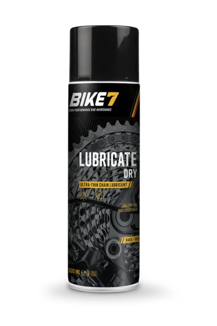 Bike7 Lubricant Dry Olje 500ml Tørre forhold, PTFE basert, aerosol 