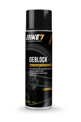 Bike7 Deblock Rustløser 500ml Smører, fjerner rust etc., aerosol