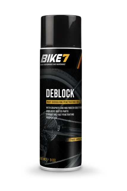 Bike7 Deblock Rustløser 500ml Smører, fjerner rust etc., aerosol 