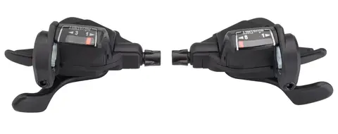 Microshift Mezzo 3x7 Girsjalter Sett 3x7-delt, m/display, Shimano komptibelt