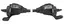 Microshift Mezzo 3x8 Girsjalter Sett 3x8-delt, m/display, Shimano komptibelt